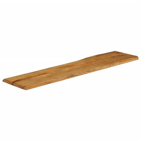 vidaXL Table Top 180x40x2.5 cm Live Edge Solid Wood Mango