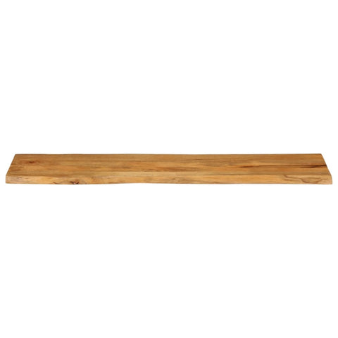 vidaXL Table Top 180x40x2.5 cm Live Edge Solid Wood Mango
