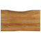vidaXL Table Top 100x60x2.5 cm Live Edge Solid Wood Mango