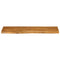 vidaXL Table Top 120x40x3.8 cm Live Edge Solid Wood Mango