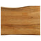 vidaXL Table Top 70x60x3.8 cm Live Edge Solid Wood Mango