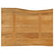 vidaXL Table Top 80x60x3.8 cm Live Edge Solid Wood Mango