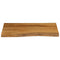 vidaXL Table Top 90x60x3.8 cm Live Edge Solid Wood Mango