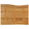 vidaXL Table Top 90x60x3.8 cm Live Edge Solid Wood Mango