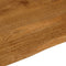 vidaXL Table Top 90x80x3.8 cm Live Edge Solid Wood Mango