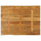 vidaXL Table Top 100x80x3.8 cm Live Edge Solid Wood Mango