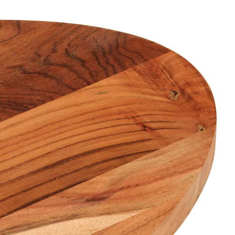 vidaXL Table Top 80x40x2.5 cm Oval Solid Wood Acacia