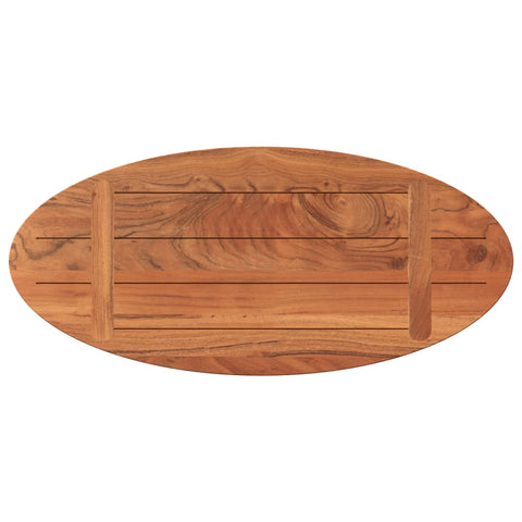 vidaXL Table Top 80x40x3.8 cm Oval Solid Wood Acacia