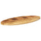 vidaXL Table Top 140x60x2.5 cm Oval Solid Wood Mango