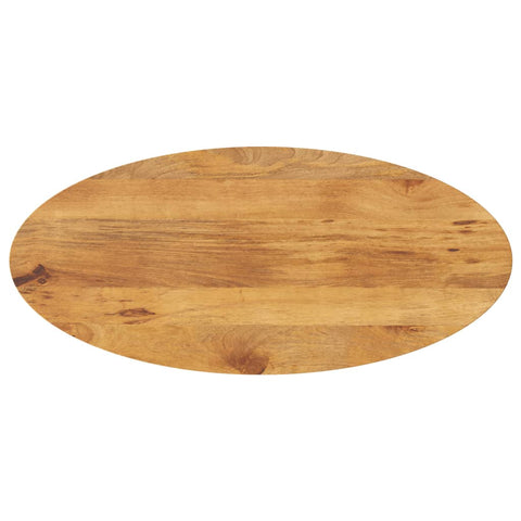 vidaXL Table Top 120x50x3.8 cm Oval Solid Wood Mango