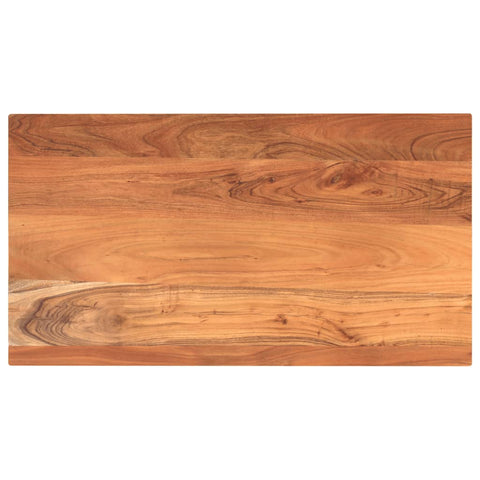 vidaXL Table Top 100x60x2.5 cm Rectangular Solid Wood Acacia