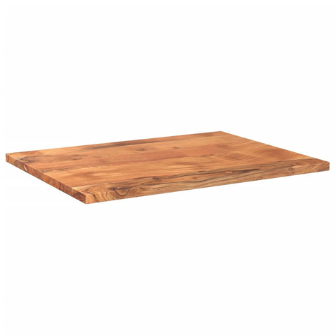 vidaXL Table Top 80x70x2.5 cm Rectangular Solid Wood Acacia
