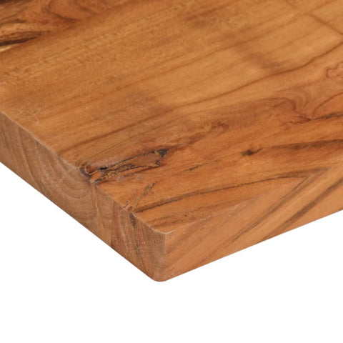 vidaXL Table Top 100x80x2.5 cm Rectangular Solid Wood Acacia