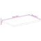 vidaXL Table Top 50x40x3.8 cm Rectangular Solid Wood Acacia