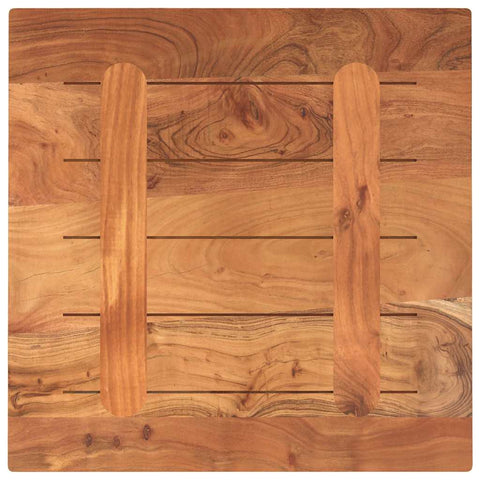 vidaXL Table Top 50x50x3.8 cm Square Solid Wood Acacia