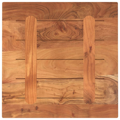 vidaXL Table Top 60x60x3.8 cm Square Solid Wood Acacia