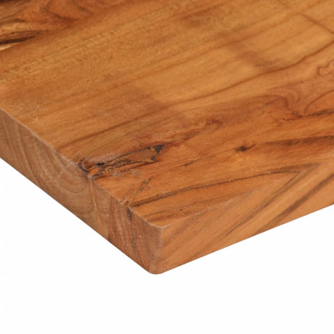 vidaXL Table Top 120x70x3.8 cm Rectangular Solid Wood Acacia