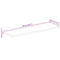 vidaXL Table Top 110x30x3.8 cm Rectangular Solid Wood Reclaimed