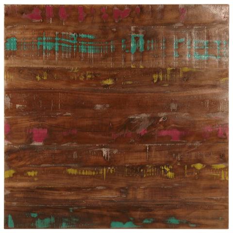 vidaXL Table Top 70x70x3.8 cm Square Solid Wood Reclaimed