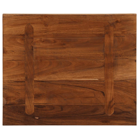 vidaXL Table Top 60x50x2.5 cm Rectangular Solid Wood Reclaimed