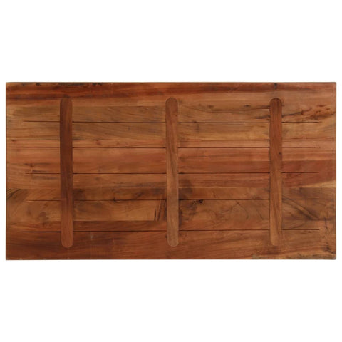 vidaXL Table Top 110x60x2.5 cm Rectangular Solid Wood Reclaimed