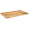 vidaXL Table Top 60x20x2.5 cm Rectangular Solid Wood Rough Mango