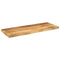 vidaXL Table Top 90x20x2.5 cm Rectangular Solid Wood Rough Mango