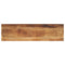 vidaXL Table Top 110x20x2.5 cm Rectangular Solid Wood Rough Mango