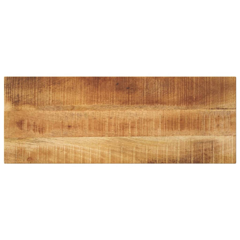 vidaXL Table Top 70x30x2.5 cm Rectangular Solid Wood Rough Mango