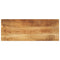 vidaXL Table Top 90x30x2.5 cm Rectangular Solid Wood Rough Mango