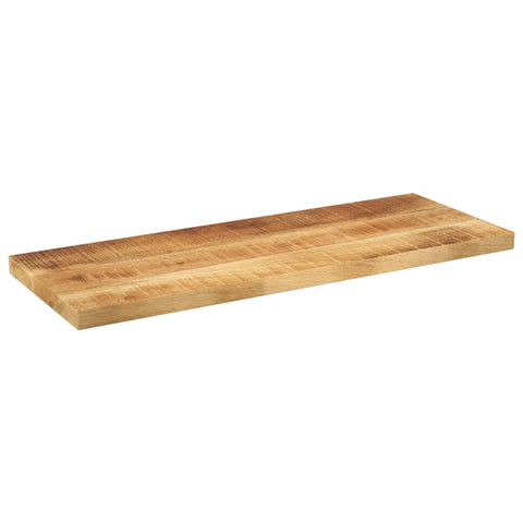 vidaXL Table Top 90x30x2.5 cm Rectangular Solid Wood Rough Mango
