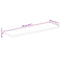 vidaXL Table Top 100x50x3.8 cm Rectangular Solid Wood Rough Mango