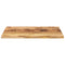 vidaXL Table Top 90x80x3.8 cm Rectangular Solid Wood Rough Mango