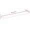 vidaXL Table Top 180x20x2.5 cm Rectangular Solid Wood Mango