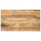 vidaXL Table Top 110x50x2.5 cm Rectangular Solid Wood Mango