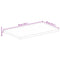 vidaXL Table Top 50x40x3.8 cm Rectangular Solid Wood Mango