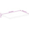 vidaXL Table Top 60x40x3.8 cm Rectangular Solid Wood Mango