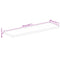 vidaXL Table Top 110x40x3.8 cm Rectangular Solid Wood Mango