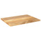 vidaXL Table Top 80x50x3.8 cm Rectangular Solid Wood Mango