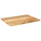 vidaXL Table Top 80x70x3.8 cm Rectangular Solid Wood Mango