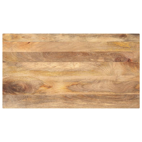 vidaXL Table Top 110x70x3.8 cm Rectangular Solid Wood Mango