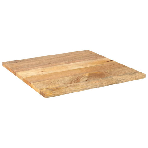 vidaXL Table Top 90x90x3.8 cm Square Solid Wood Mango