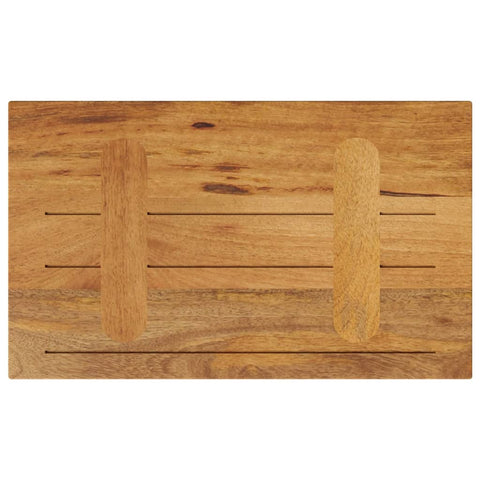 vidaXL Table Top 40x20x2.5 cm Rectangular Solid Wood Mango