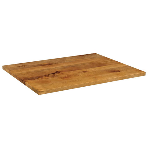 vidaXL Table Top 100x80x2.5 cm Rectangular Solid Wood Mango
