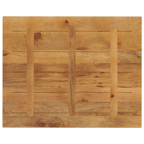 vidaXL Table Top 100x80x2.5 cm Rectangular Solid Wood Mango