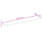 vidaXL Table Top 180x30x3.8 cm Rectangular Solid Wood Mango