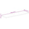 vidaXL Table Top 100x50x3.8 cm Rectangular Solid Wood Mango