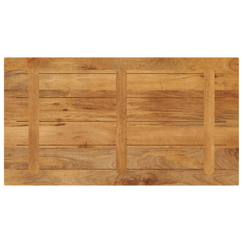 vidaXL Table Top 110x50x3.8 cm Rectangular Solid Wood Mango