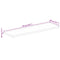 vidaXL Table Top 110x50x3.8 cm Rectangular Solid Wood Mango