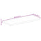 vidaXL Table Top 80x70x3.8 cm Rectangular Solid Wood Mango